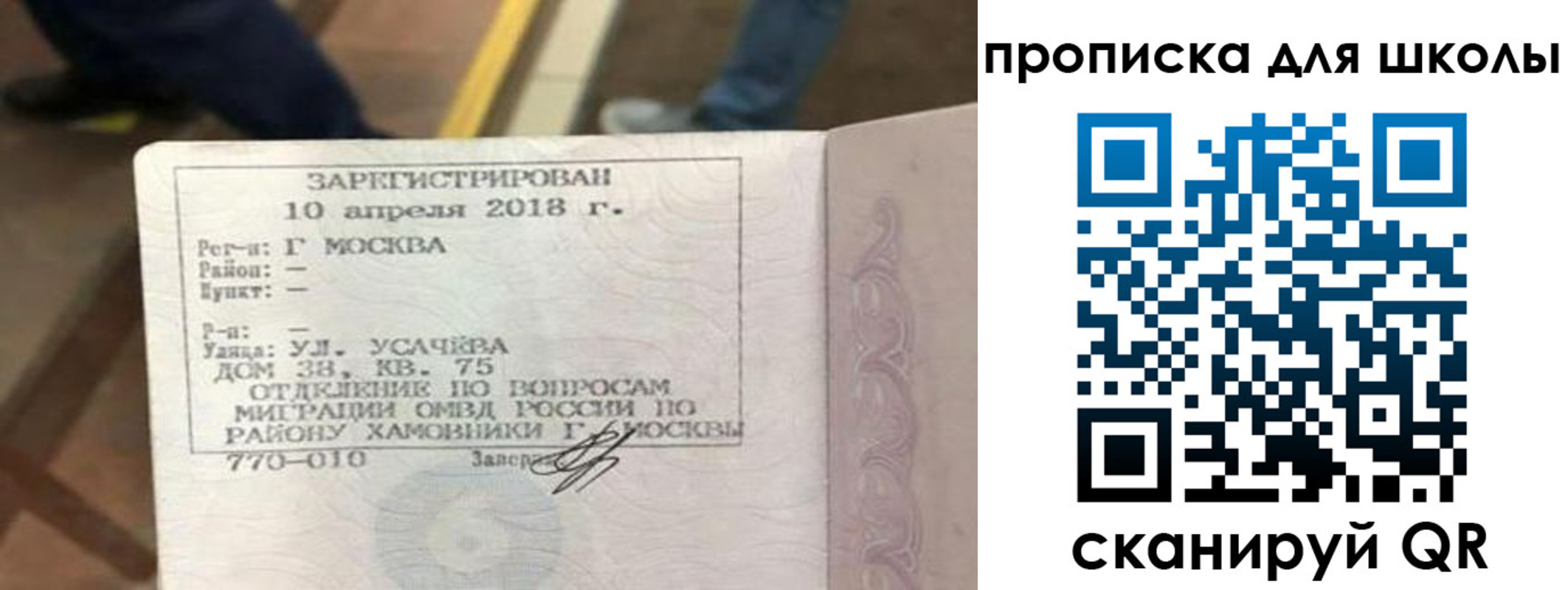 где прописаться в Камешково